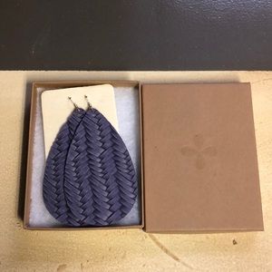 Nickel & Suede Earrings